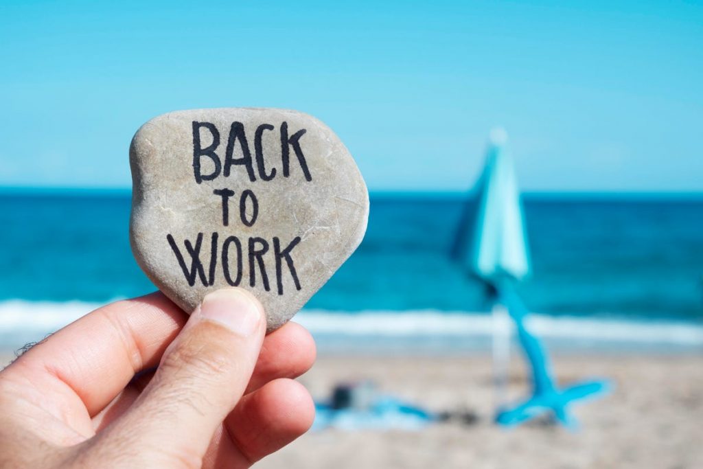 keep the stress off returning to work with Dr. Davenport Sarasota, FL Psychologist